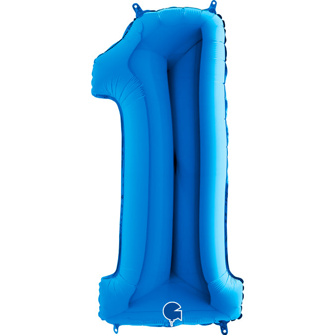 number 1 blue 40"/102cm