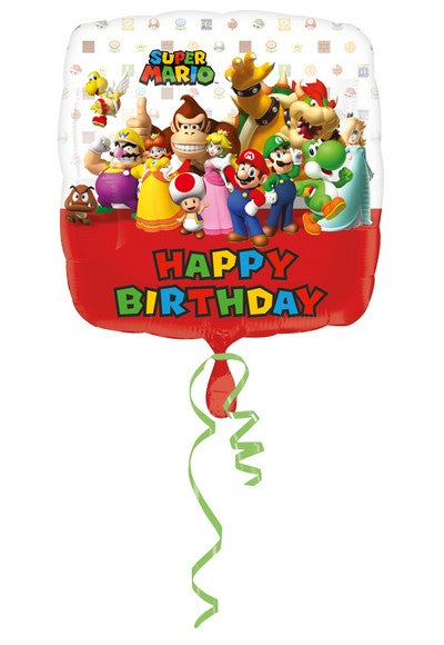 Standard 17inch/42cm Supermario Foil Balloon