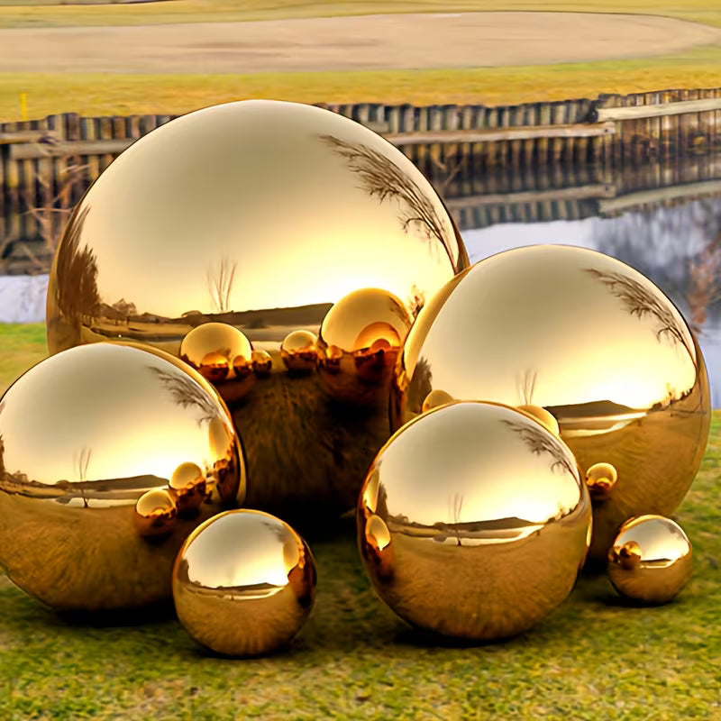 Orbs sfera gonfiabile oro Ø 60 cm – Aura, 1 pz