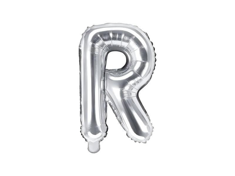 Palloncini Lettere Colore Argento 35cm