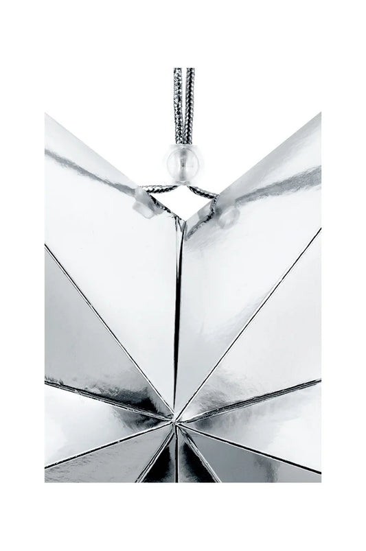 Paper star 70cm silver