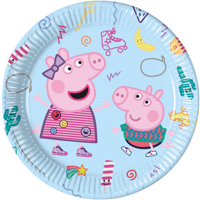 Piatti carta Peppa Pig Messy Play 23cm 8pz