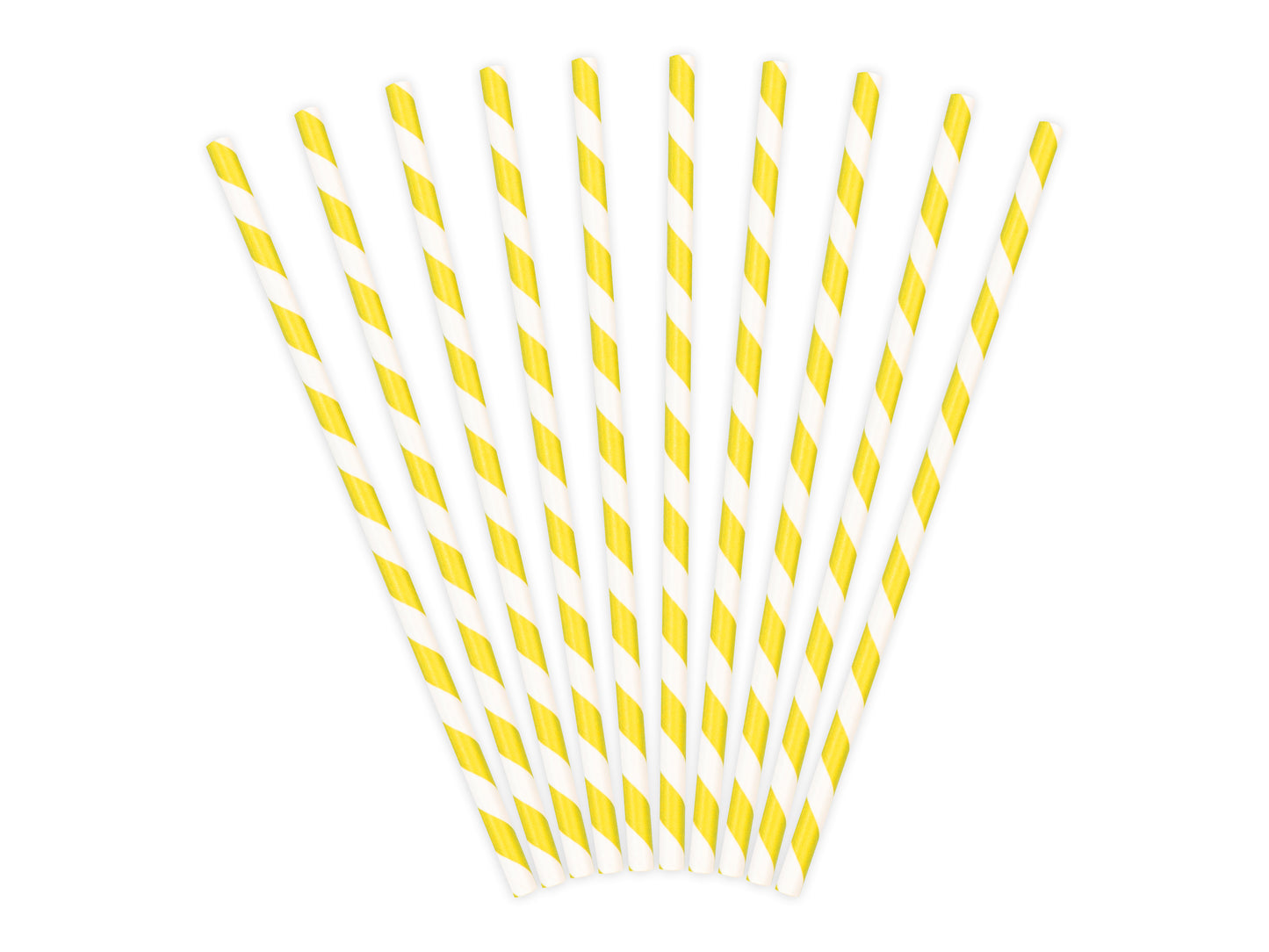 Cannucce gialle 19,5cm 10pz
