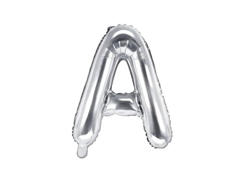 Palloncini Lettere Colore Argento 35cm