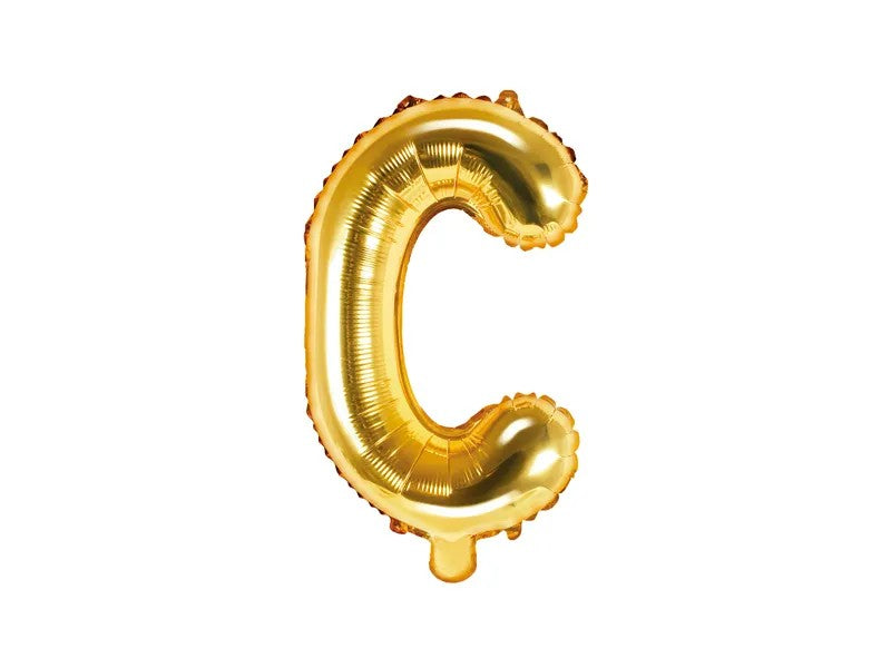 Palloncini Lettere Colore Oro 35cm