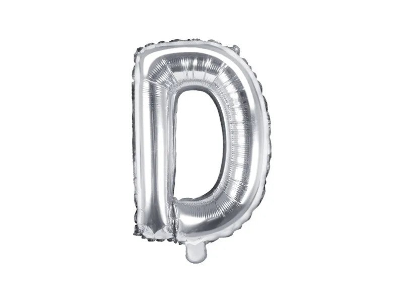 Palloncini Lettere Colore Argento 35cm