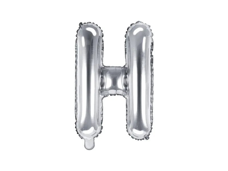 Palloncini Lettere Colore Argento 35cm