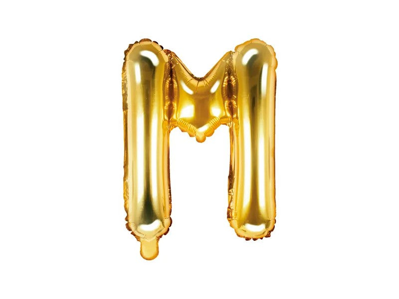 Palloncini Lettere Colore Oro 35cm