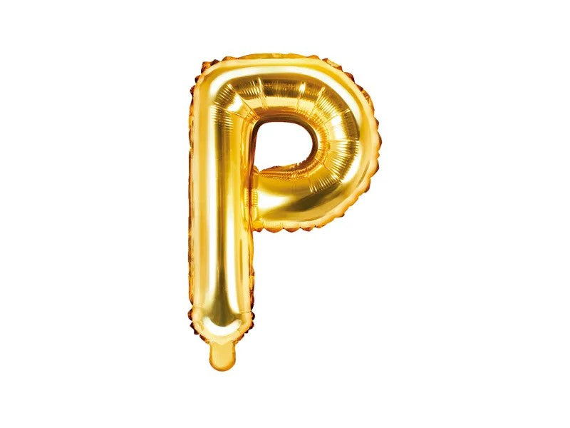 Palloncini Lettere Colore Oro 35cm