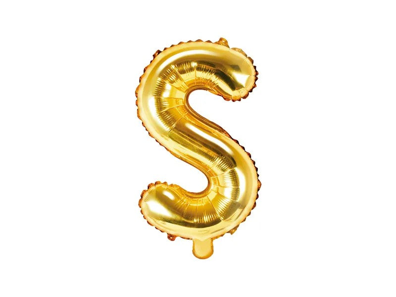 Palloncini Lettere Colore Oro 35cm