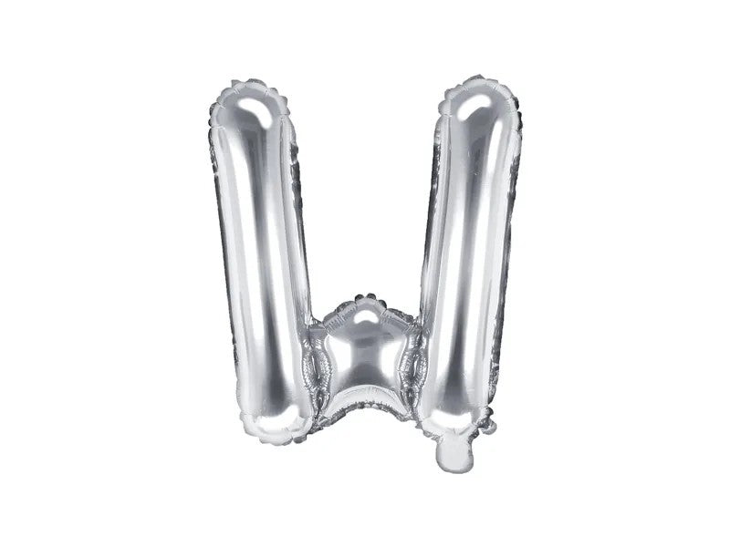 Palloncini Lettere Colore Argento 35cm