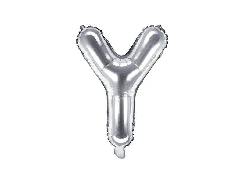 Palloncini Lettere Colore Argento 35cm