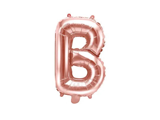 Palloncini Lettere Colore Rosa Gold 35cm