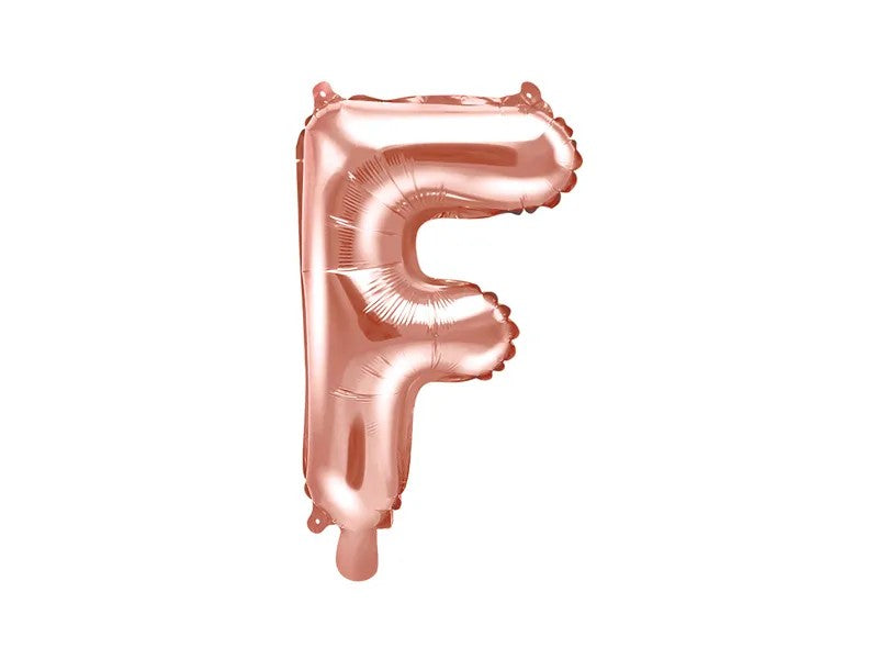 Palloncini Lettere Colore Rosa Gold 35cm