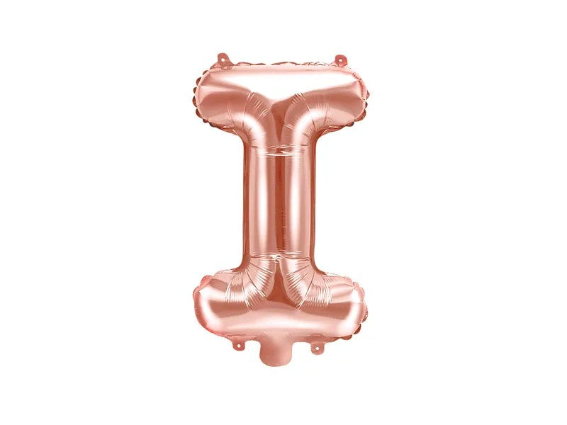 Palloncini Lettere Colore Rosa Gold 35cm