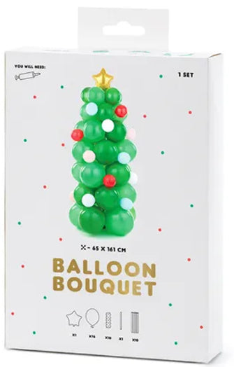 Balloon bouquet christmas tree