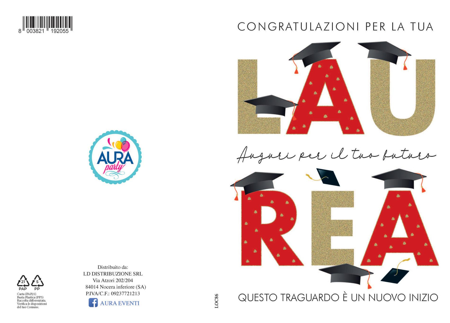 Minimalist Graduation Greeting Card