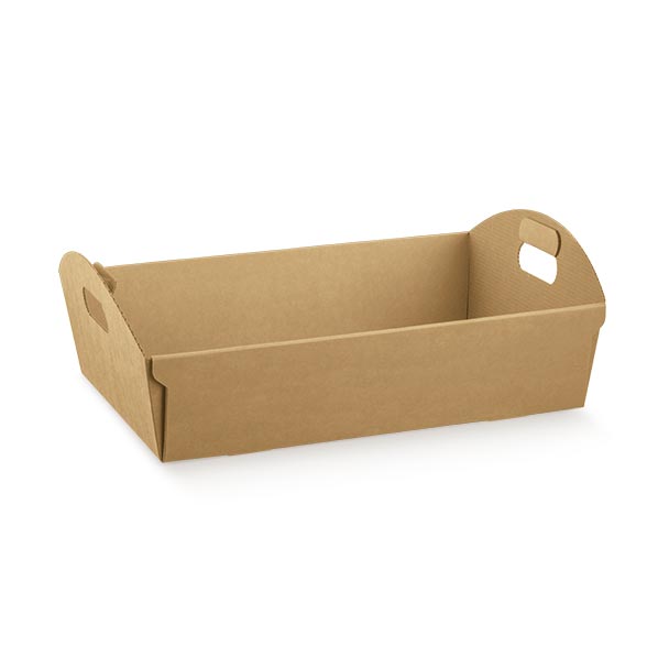 Cardboard basket 350x260x70 brown