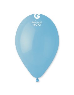 12-inch pastel baby blue latex balloons, 50 pcs