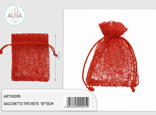 10x13cm red spider bag