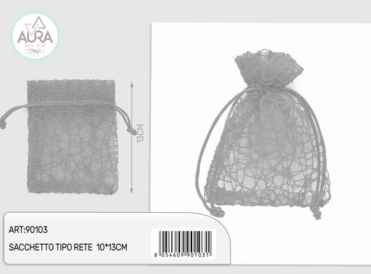gray spider bag 10x13cm