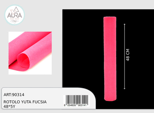 rotolo yuta 48cmx5y fuxia