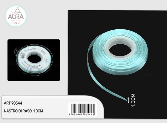 1cmx25y Tiffany satin ribbon