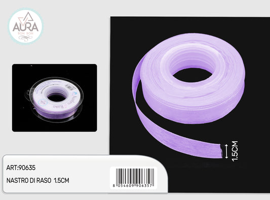 nastro organza 1,5cmx25y lilla