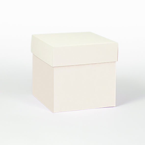scatolina fondo 10x10x10cm coperchio bianco