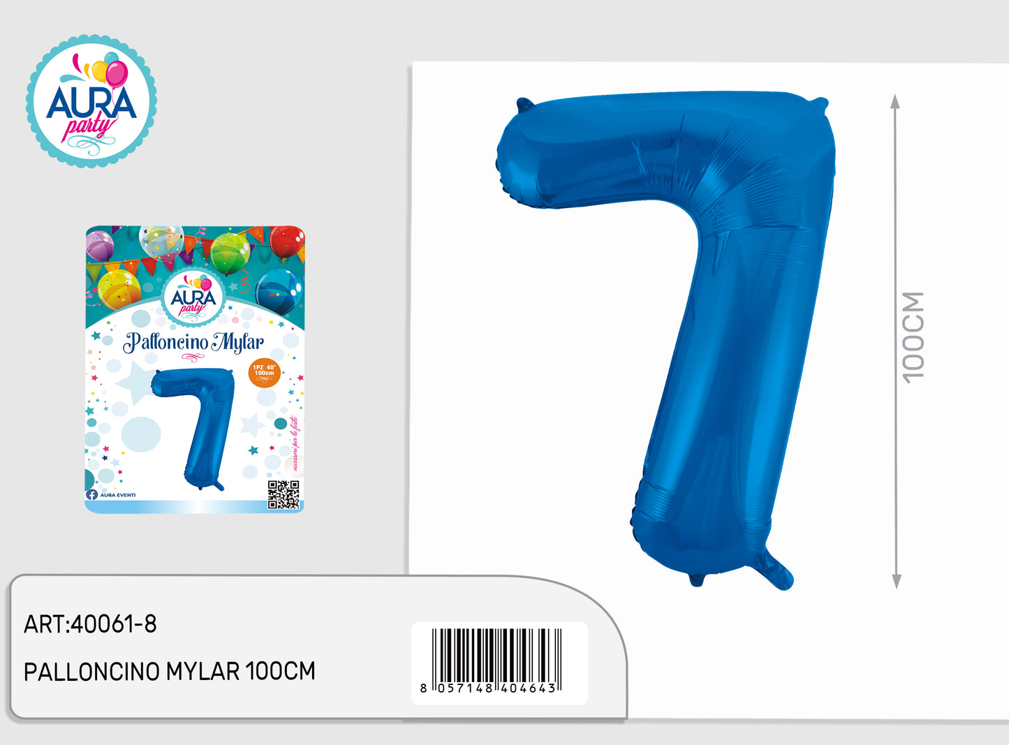 palloncini mylar 40inch blu 7
