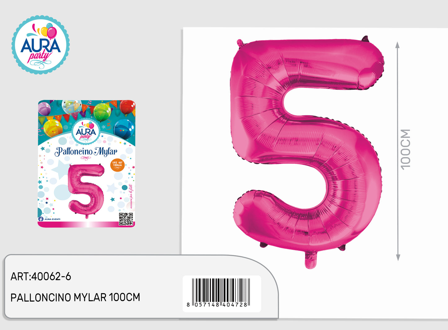 palloncini mylar 40inch fucsia 5