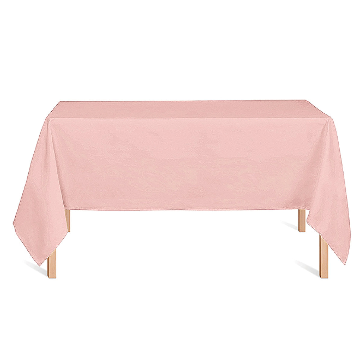 Pink paper tablecloth 137x259cm