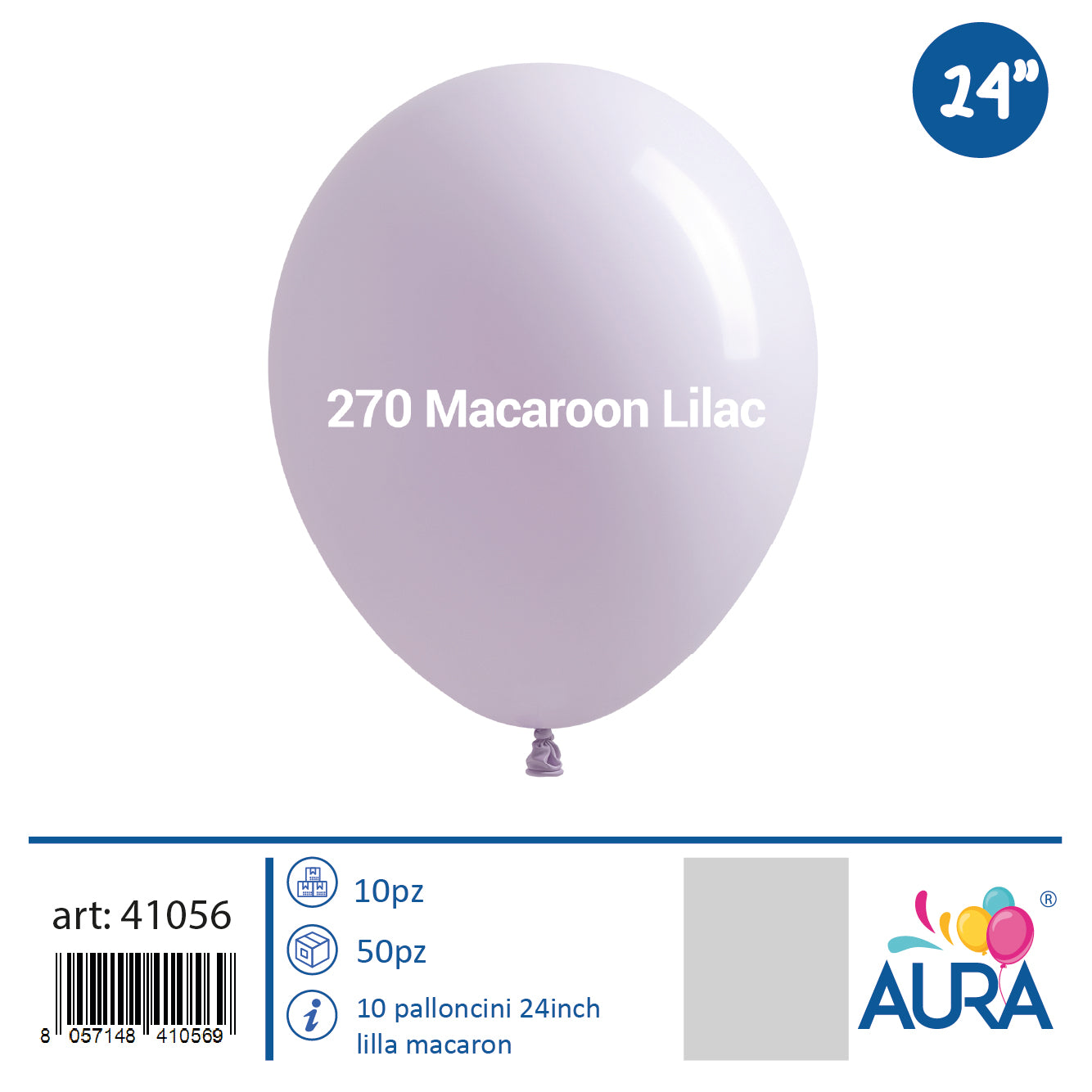 24inch purple macaron balloons 1pc