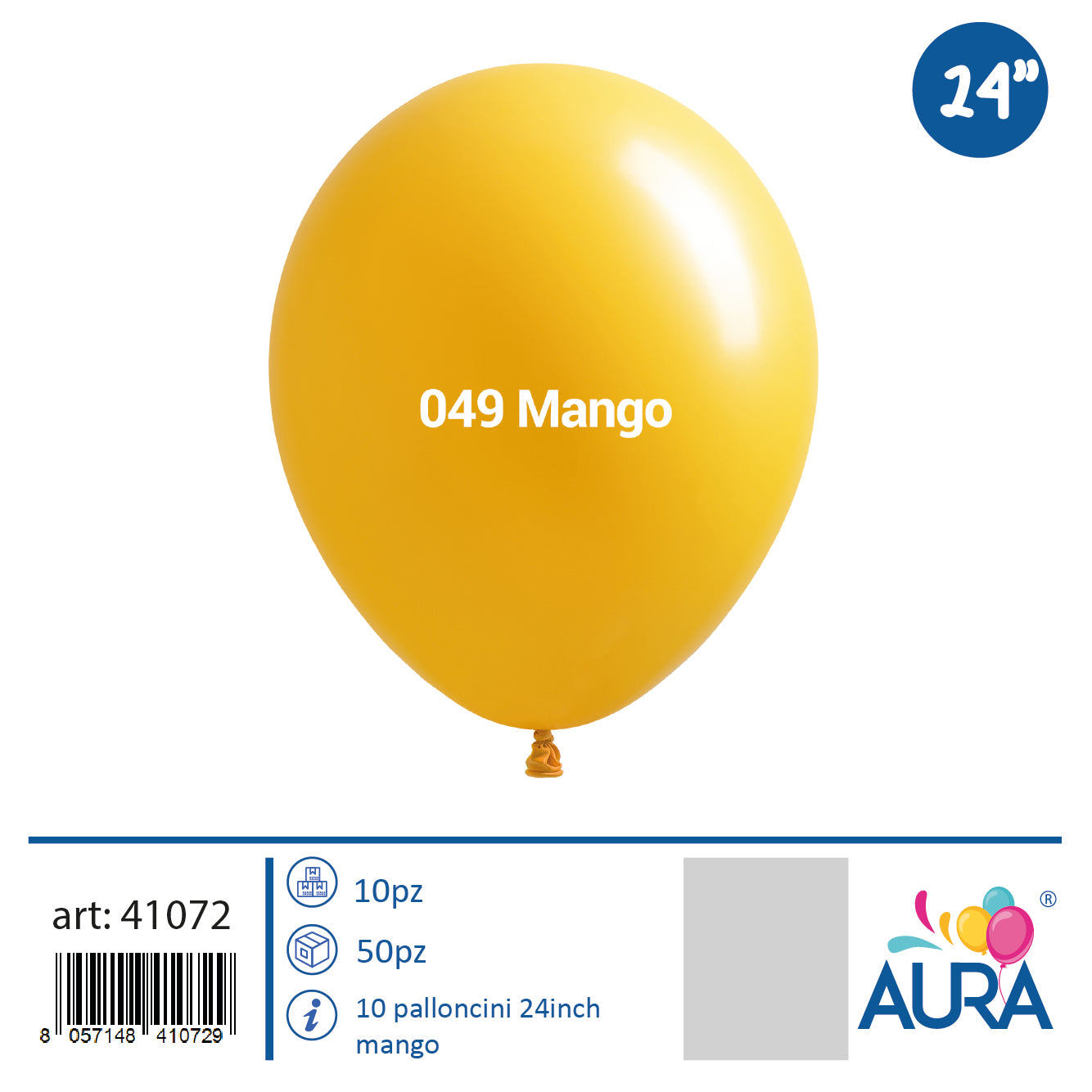 24 inch mango balloons 1pc