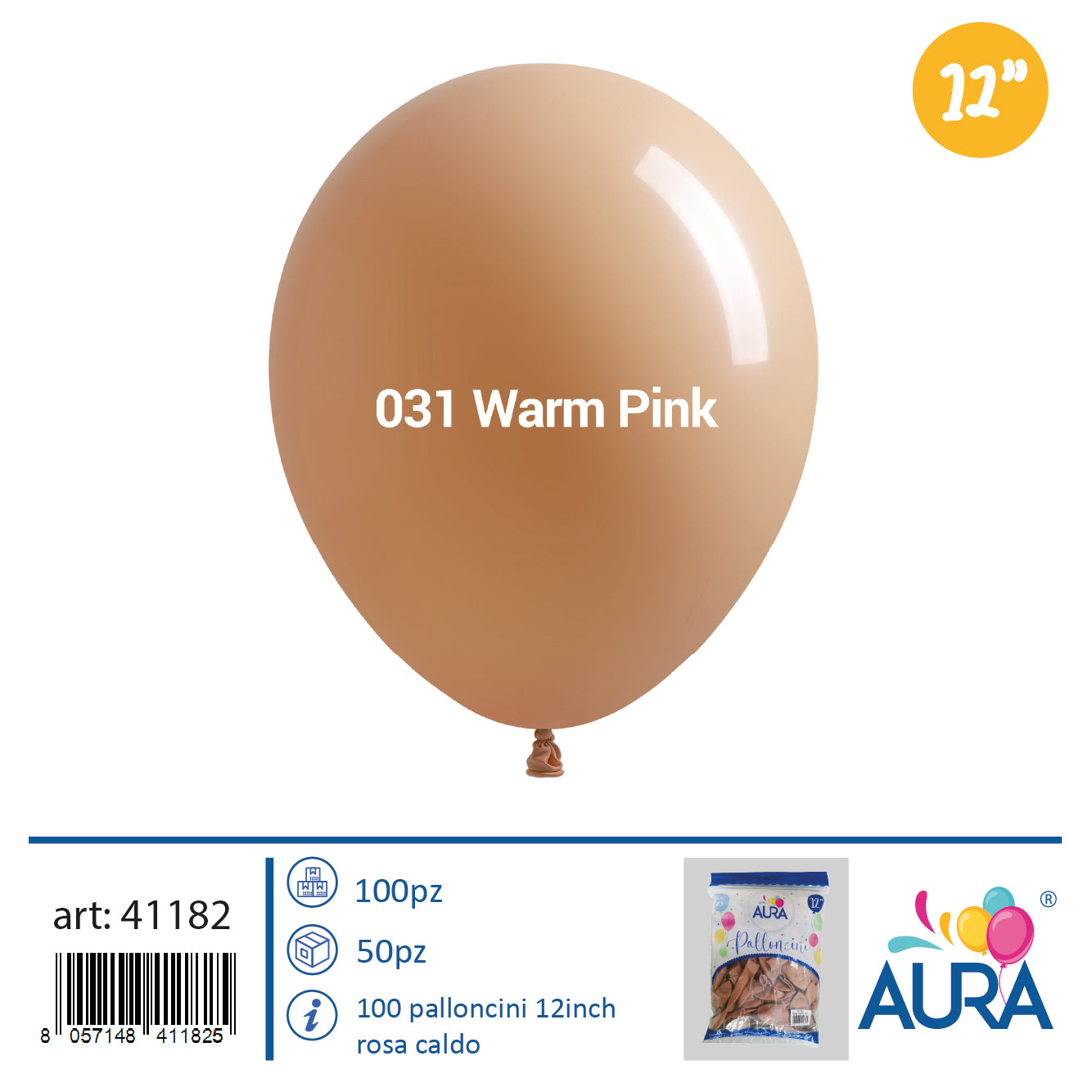 12 inch hot pink balloons 100pcs