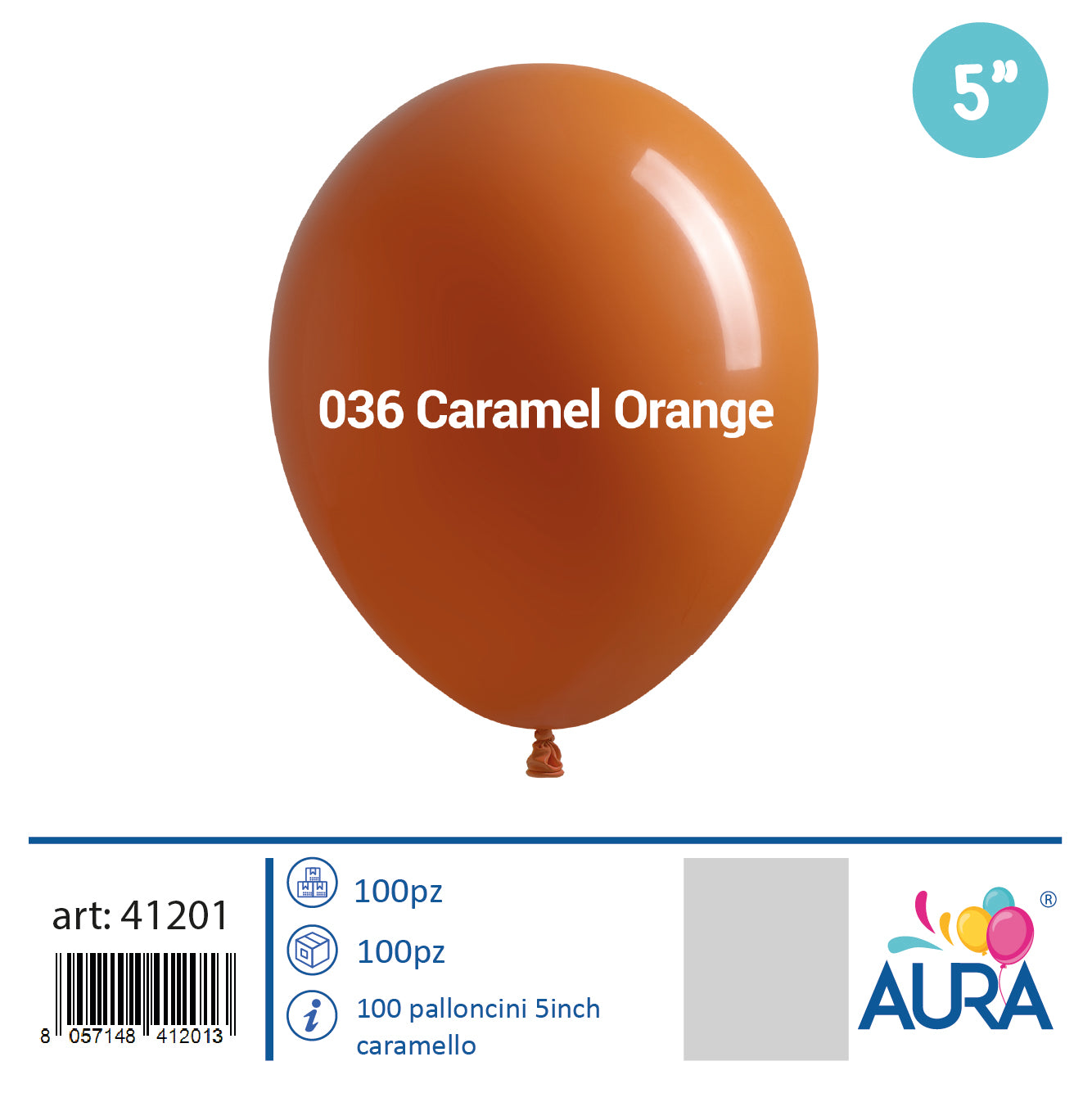 5 inch caramel balloons 100pcs