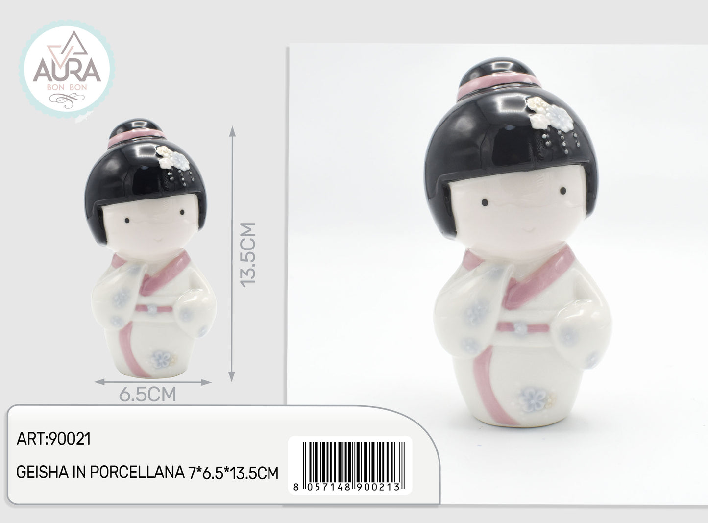 geisha in porcellana