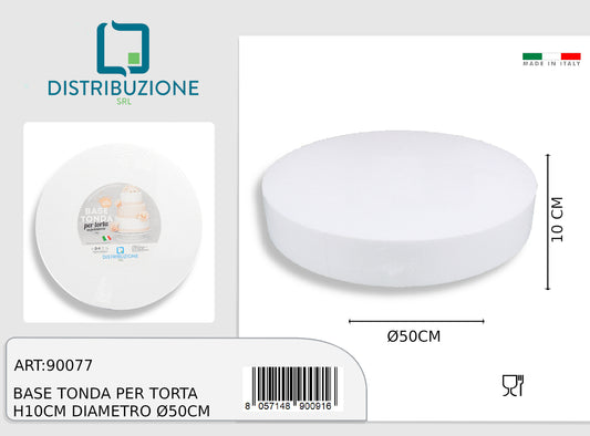 polistirolo tondo  50 h.10 conf.1pz