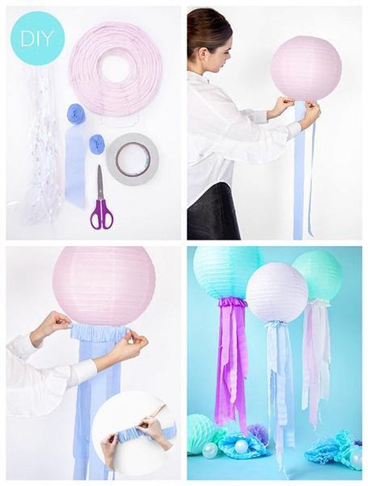 Lanterna di carta light pink 35cm