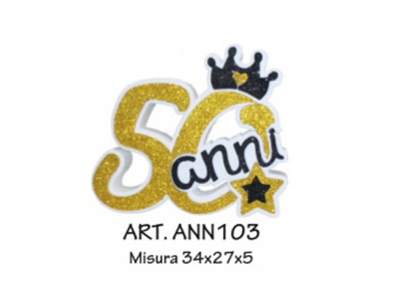 nr 50 fashion oro e nero con coroncina