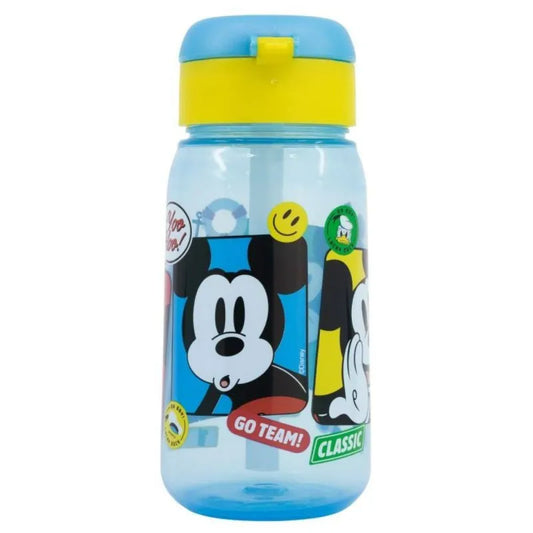 Mickey Mouse borraccia con cannuccia "pop up" 510ml