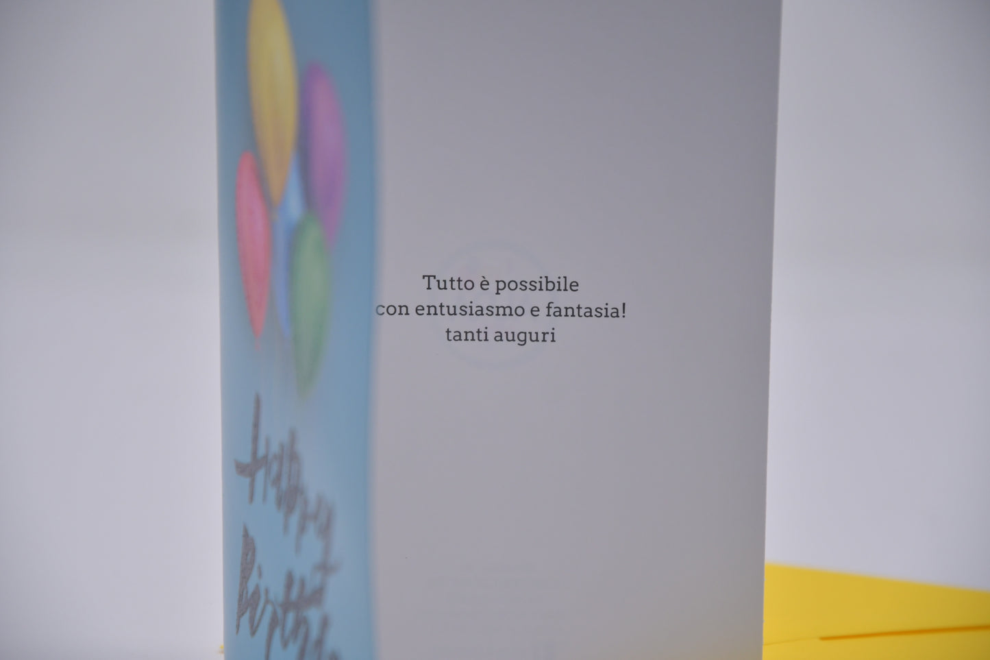 Biglietto di auguri per compleanno lifestyle con glitter