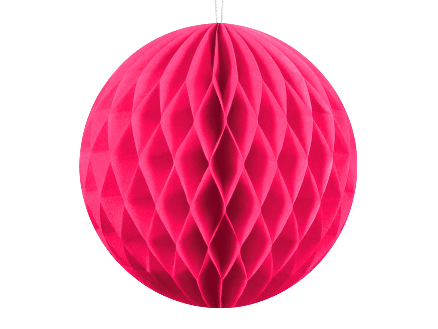 Honeycomb Ball. dark pink. 10cm