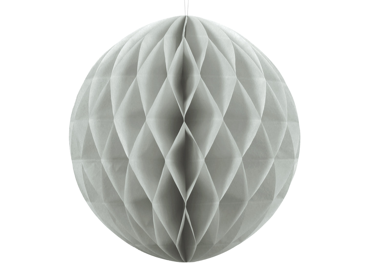 Honeycomb Ball. light grey. 40cm