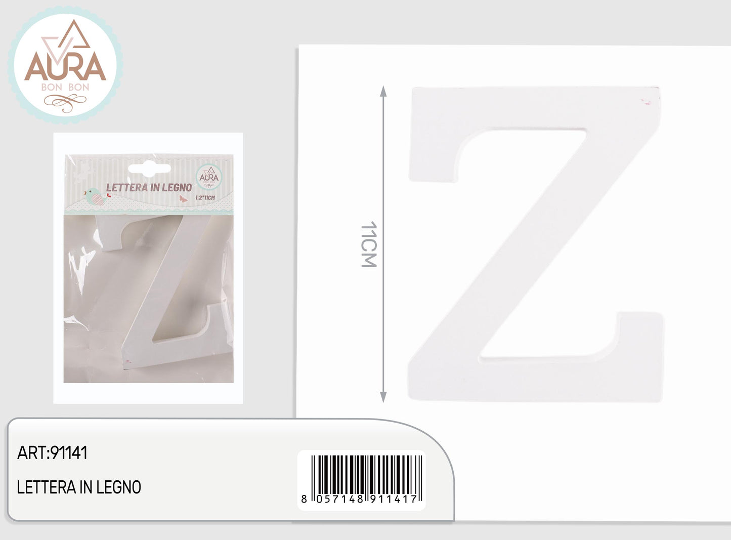 LETTERA IN LEGNO Z