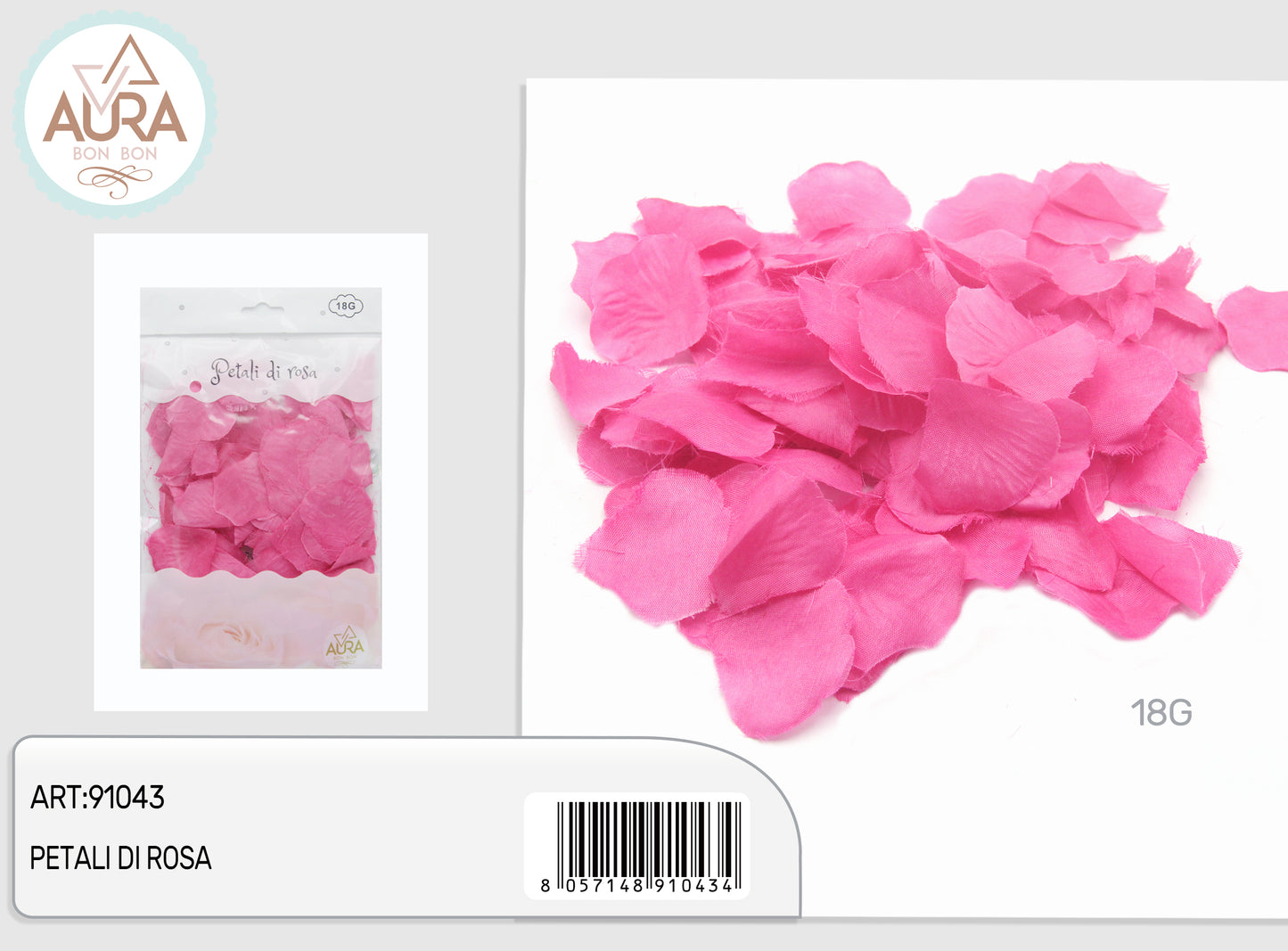 Petali di rosa 18g fuxia