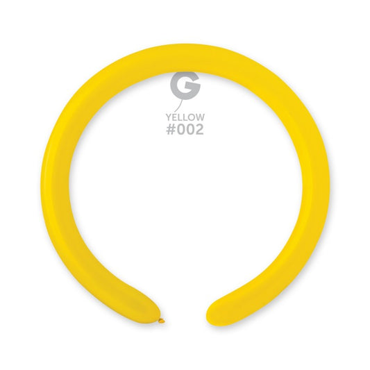 palloncini 2inch modellabile pastello giallo cf.100