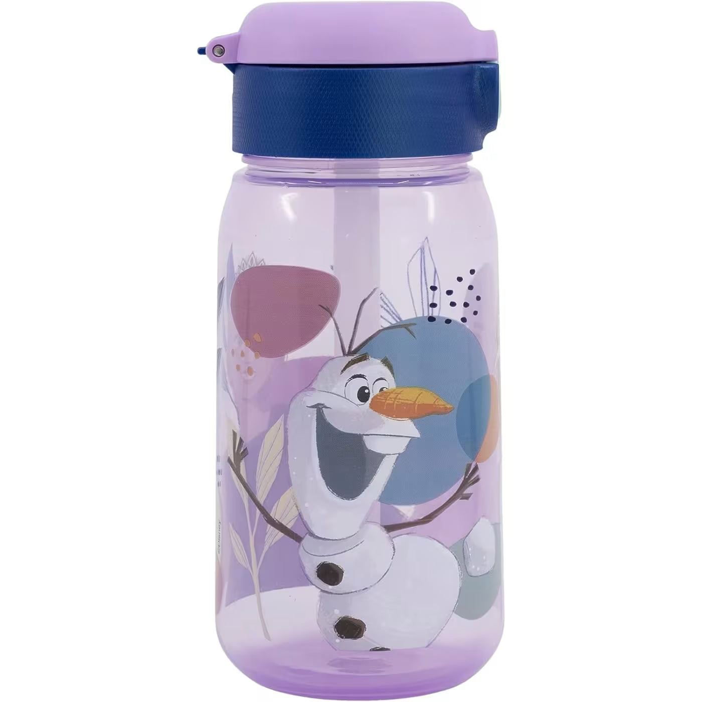 Borraccia con cannuccia trasparente Pop Up Frozen 510ml