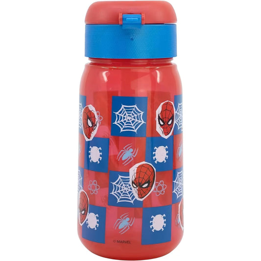Spiderman borraccia con cannuccia pop up 510ml