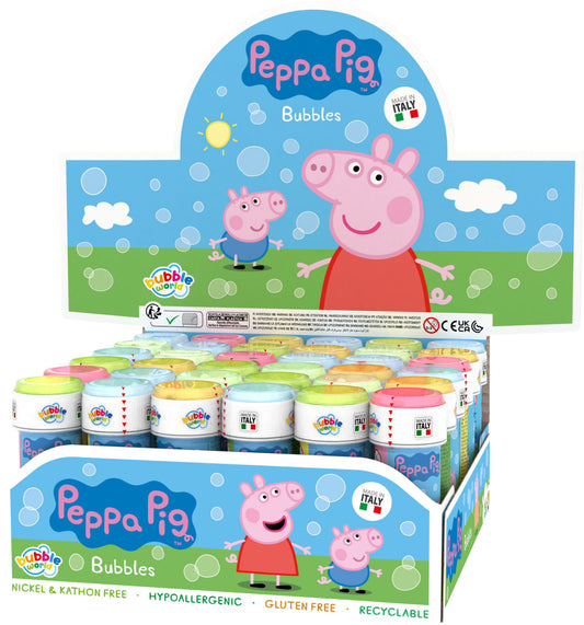 bolle di sapone peppa pig box